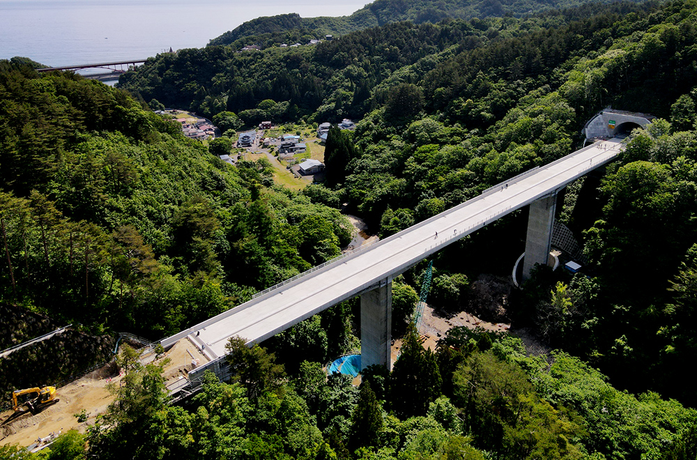 プレストレストコンクリート橋、鋼橋、複合橋などあらゆる橋梁の新設、補修工事